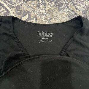 Lalabu Baby Wearing Top Black